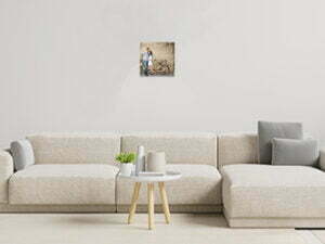 Modern Living Room Interior With Sofa And Green Plants,lamp,tabl