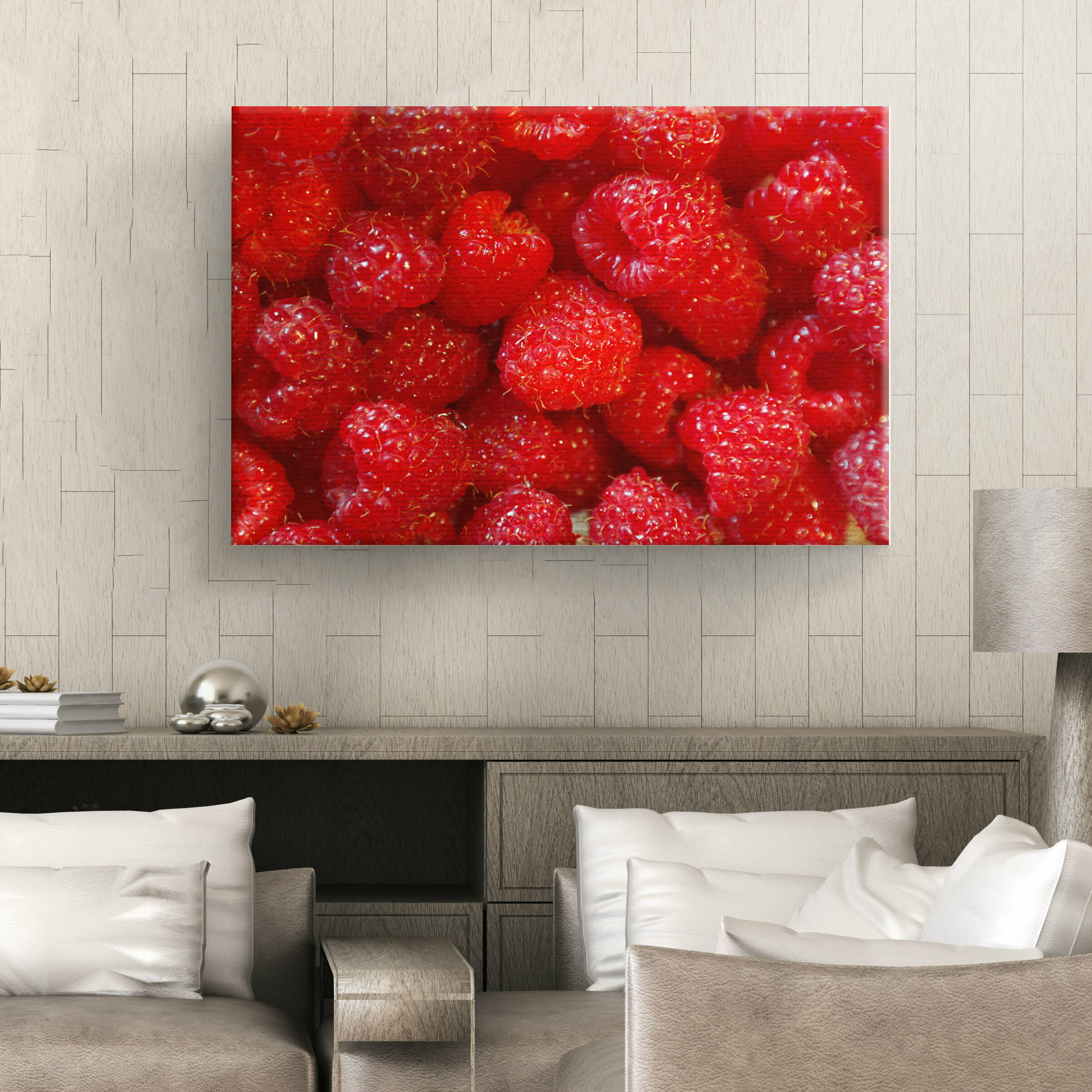 אדום חזק קנבס